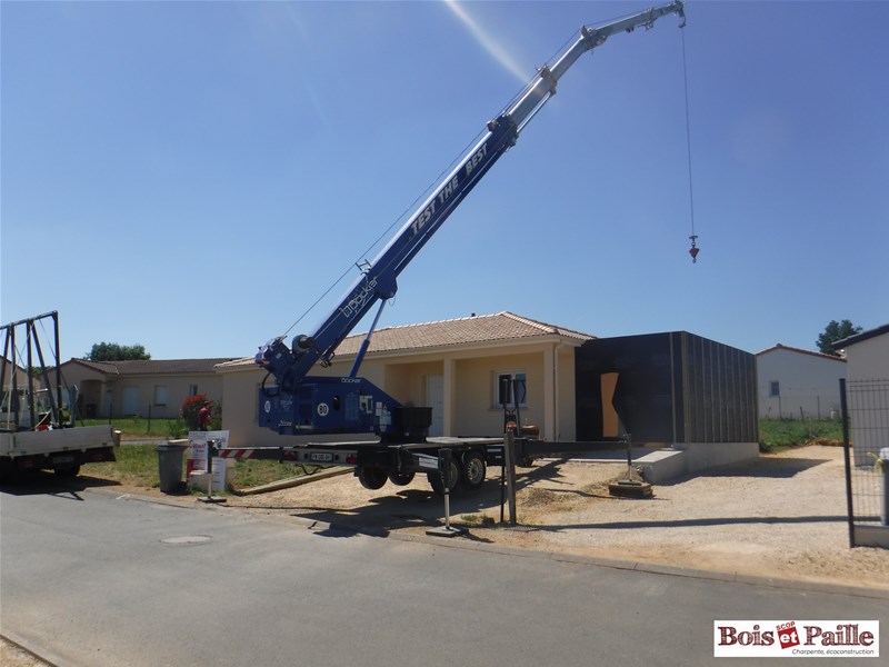 Extension pour un garage isolé à Marçay (86)